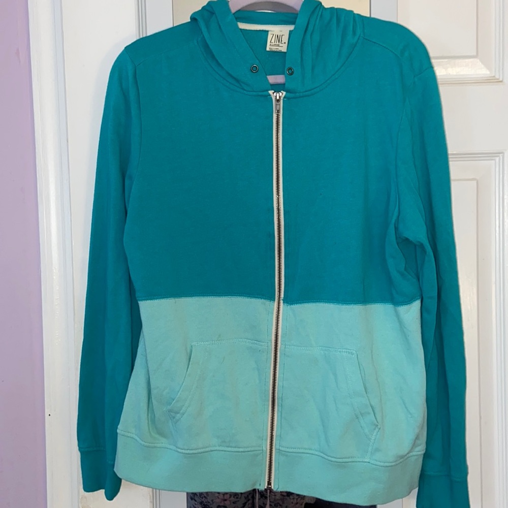 Zine Blue Hoodie